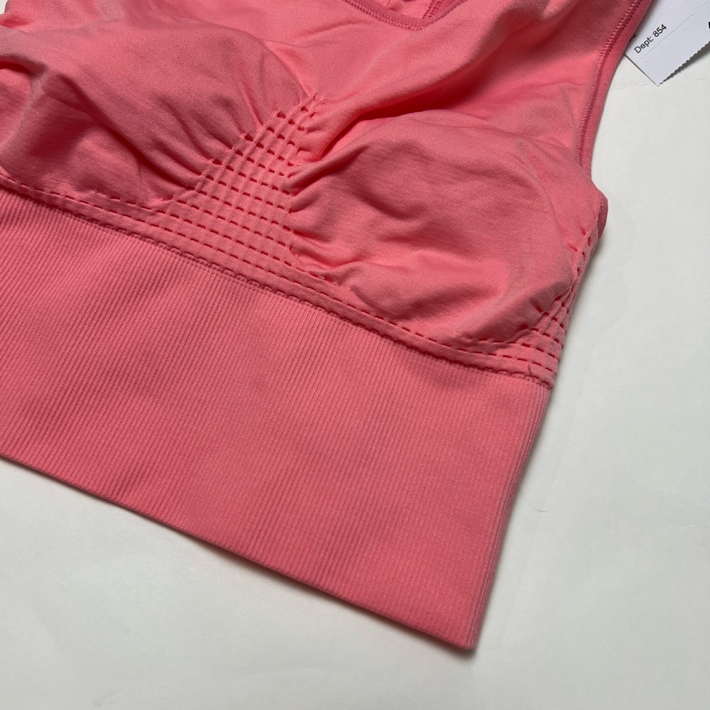 Sweaty Betty Longline Stamina Seamless Sports Bra Calypso Pink Small NWT - Picture 3 of 10